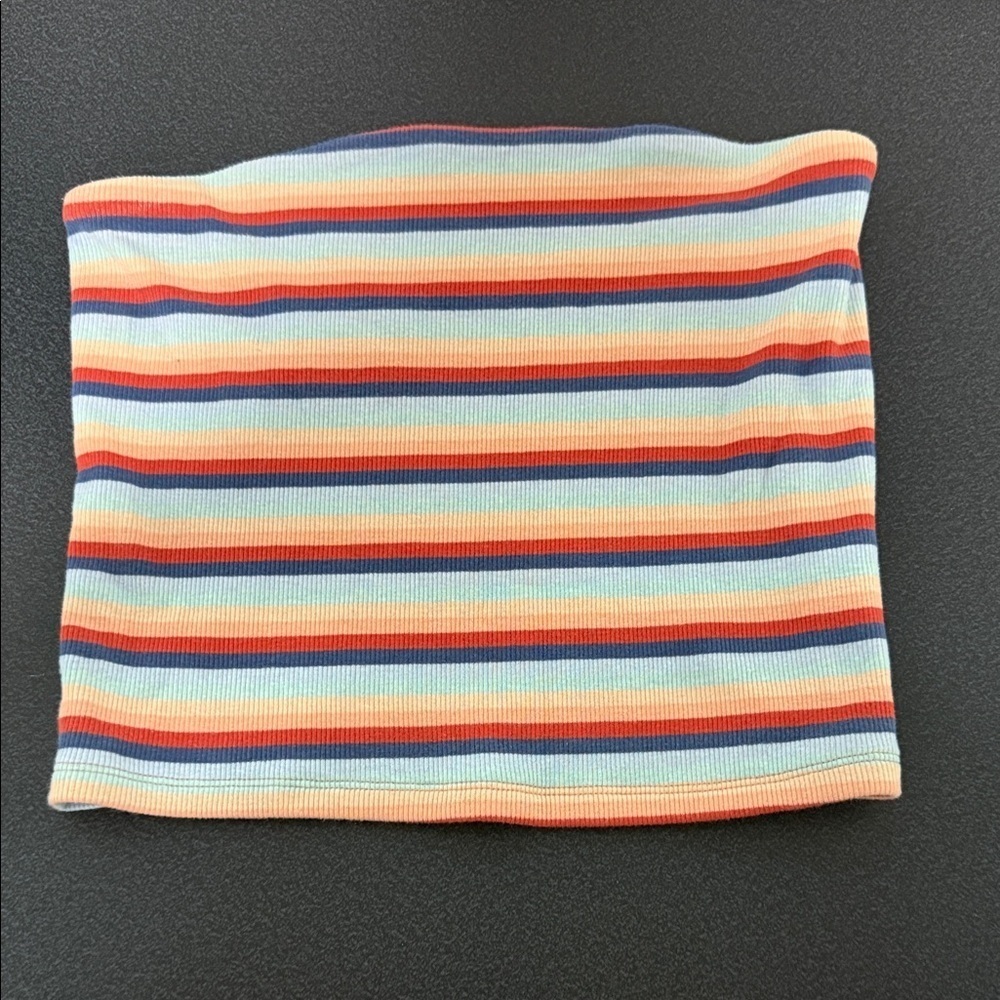 American Eagle Outfitters Multicolor Striped Tube Top